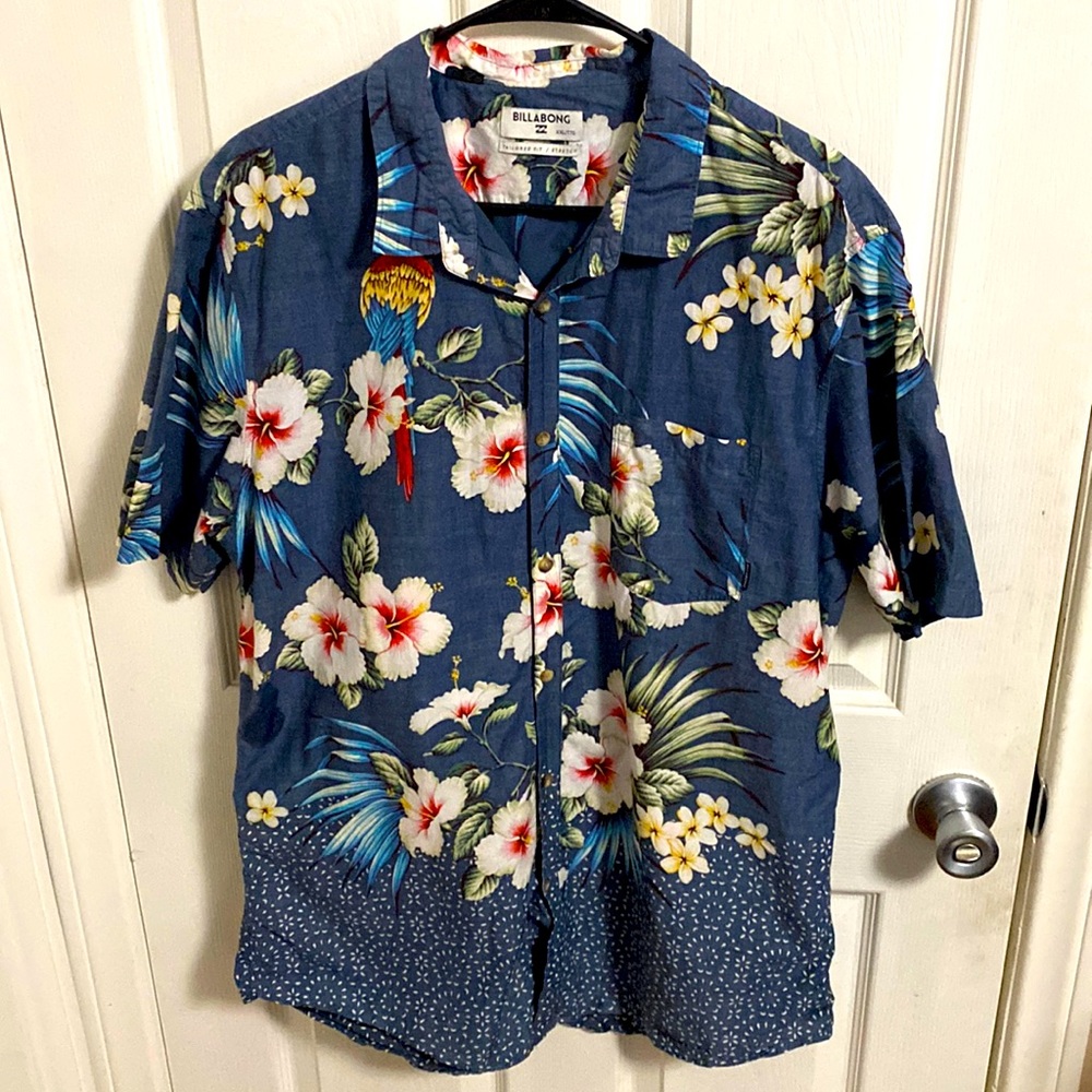 Floral button up